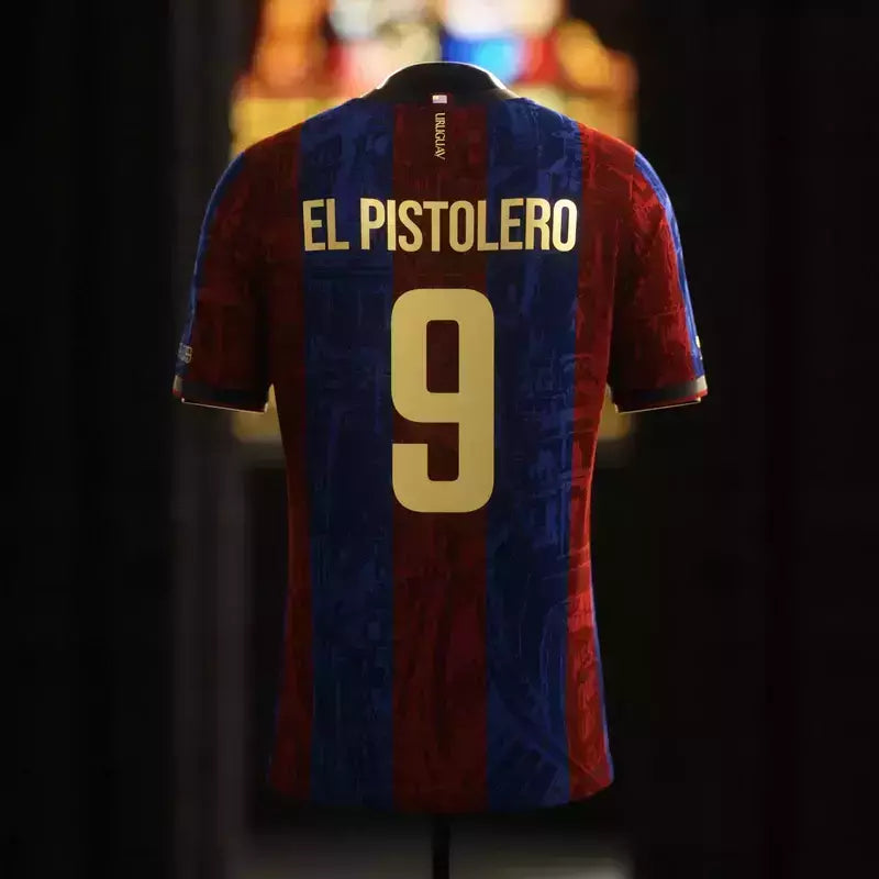 Camisa El Pistolero Barcelona 24/25 Grená - Comma Masculino Torcedor