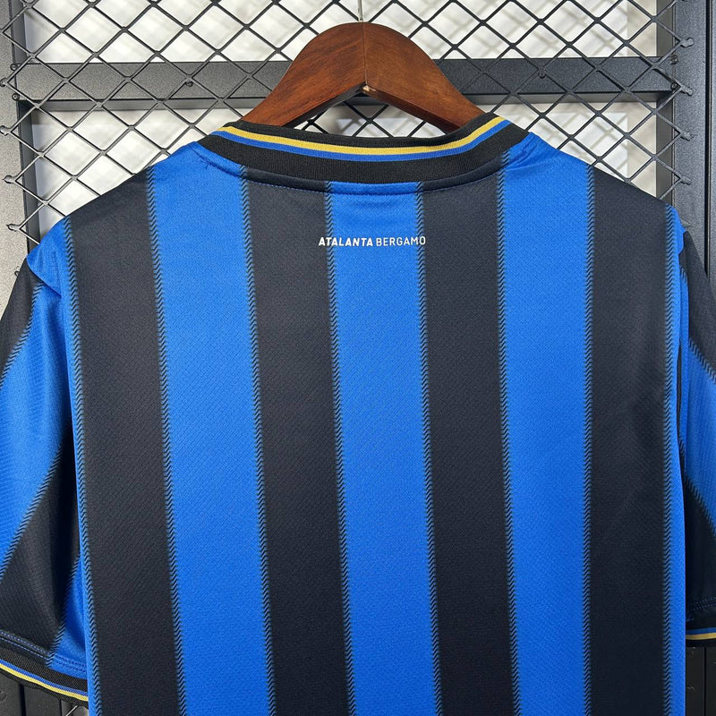 Camisa Atalanta Home l 25/26 - Azul e Preta