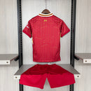 Conjunto Infantil Liverpol Home l 24/25 - vermelho