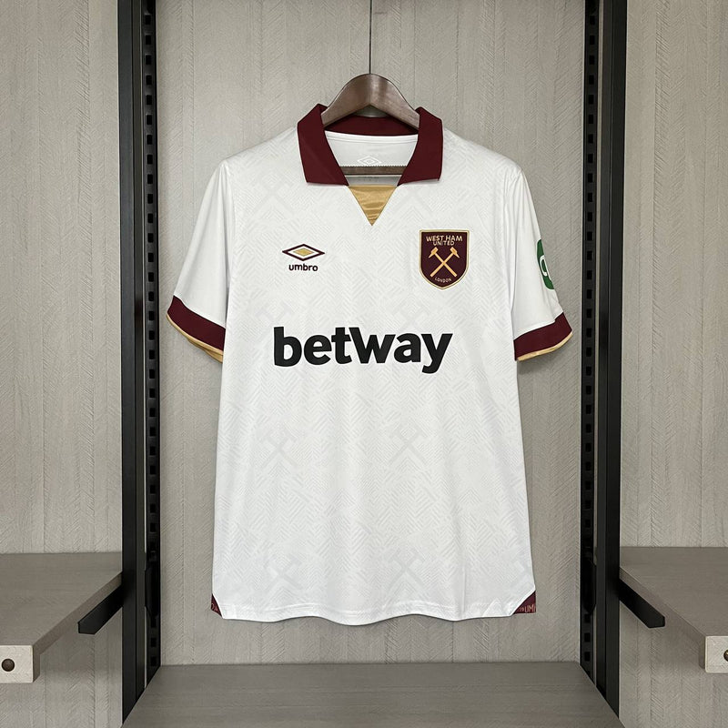 Camisa West Ham Away ll 24/25 - Torcedor