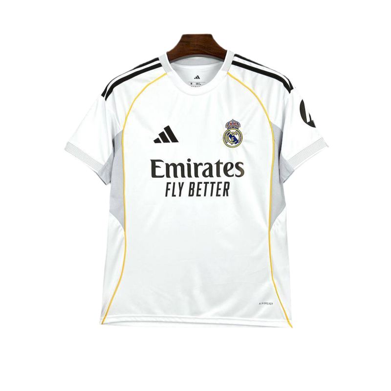 Camisa Real Madrid Home l 25/26 Torcedor - Branca