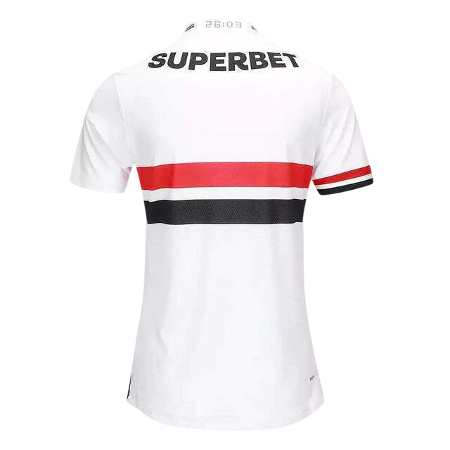Camisa Feminina São Paulo Home l  25/26 - Branca