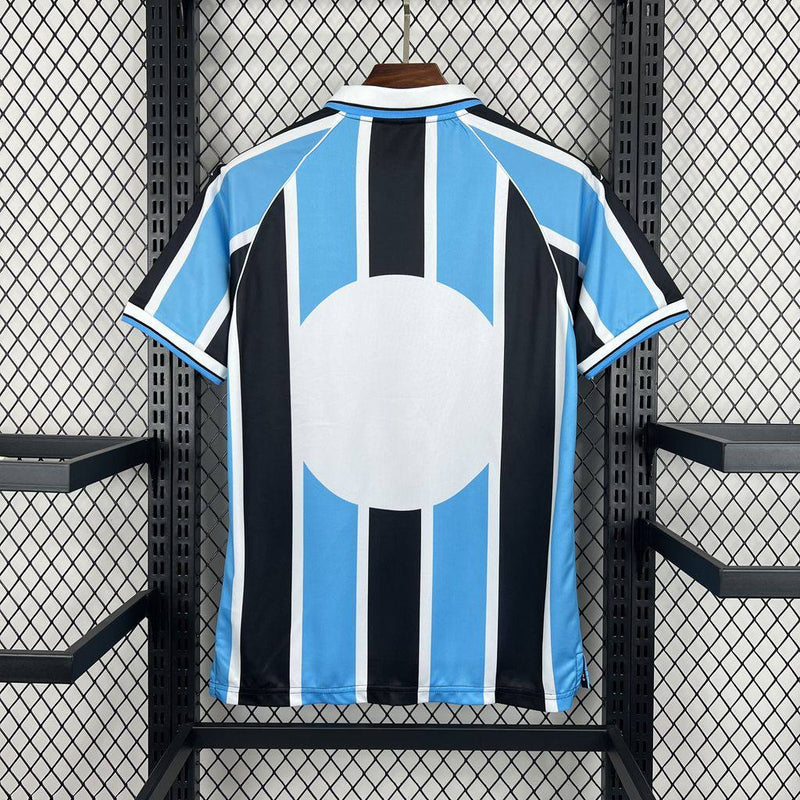 Camisa do Grêmio Home l Retrô 2001 - Azul e Preta