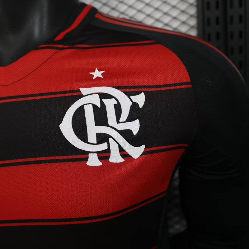 Camisa Flamengo Home l Manga Longa 25/26 - Versão Jogador
