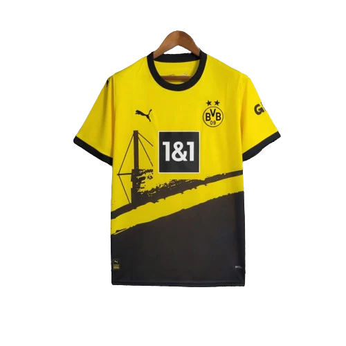 Camisa Borussia Dortmund Home l 23/24 - Amarela e Preta