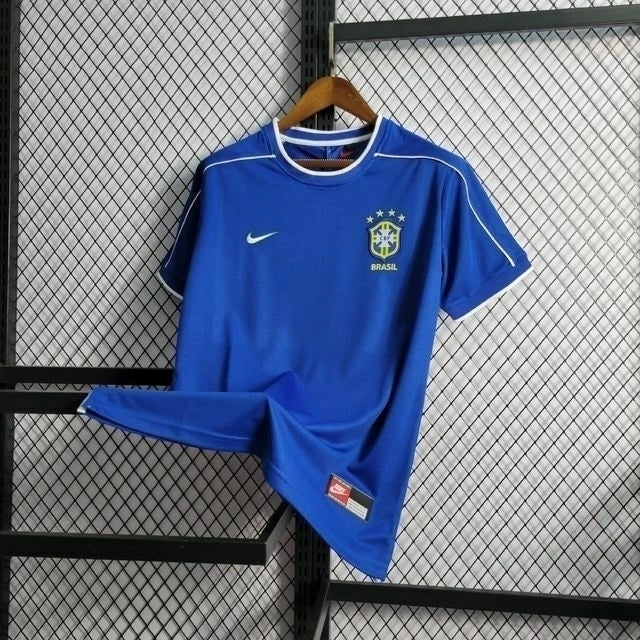 Camisa Seleção Brasileira Retrô 1998 - Azul