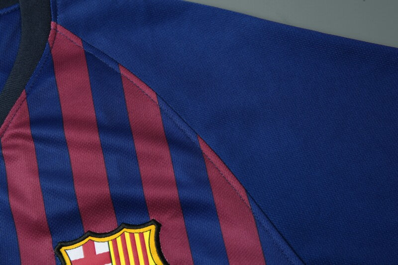 Camisa Barcelona Retrô 2018/2019 - Azul e Grená