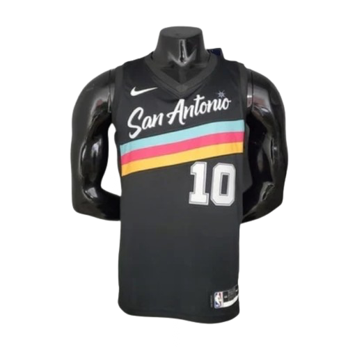 Camisa NBA Regata San Antonio Spurs Masculina - Preta