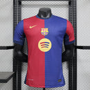 Camisa Barcelona Home l 24/25 Jogador - Azul e Grená