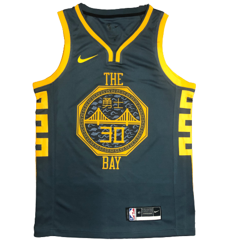 Golden State Warriors City Edition 18/19 - Masculina - Chumbo