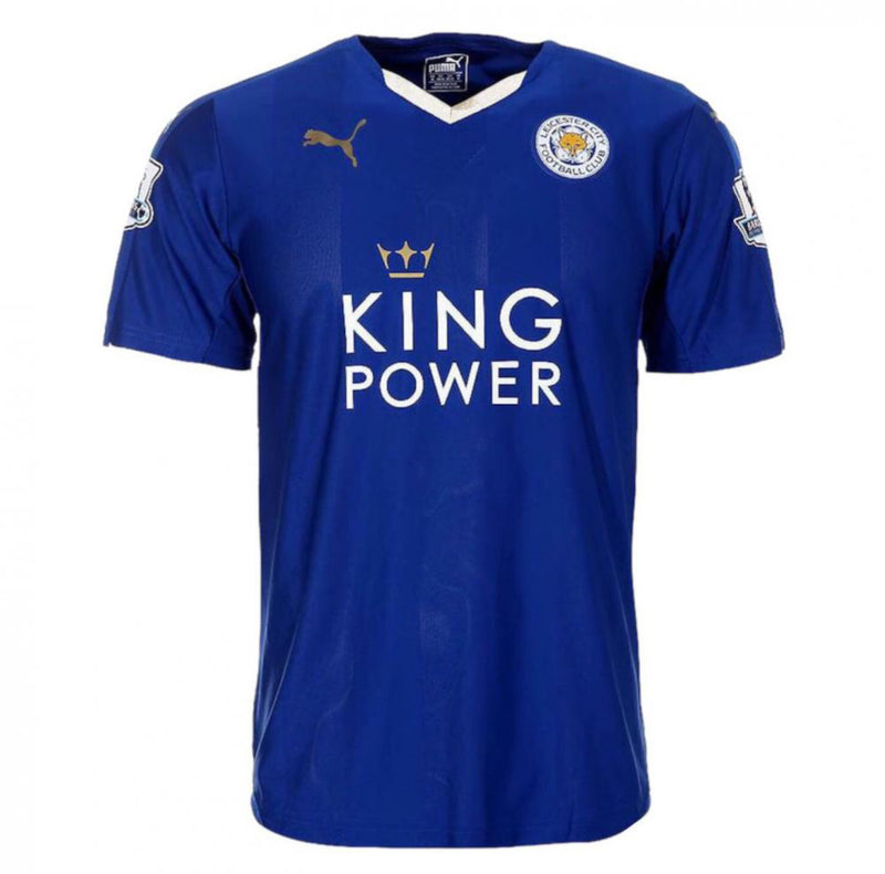 Camisa Leicester Retrô 2015/16 - Azul