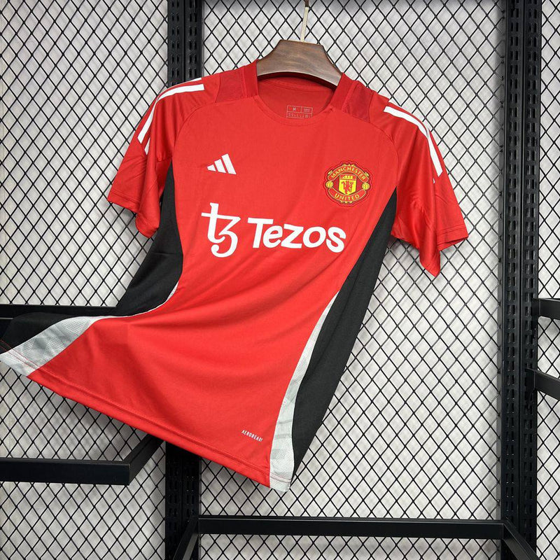 Camisa Manchester United 24/25 - Treino - Vermelho