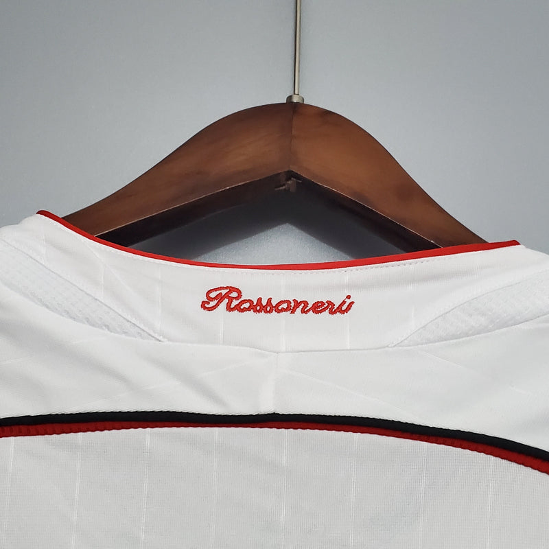 Camisa Manga Longa Milan Champions League 06/07 - Branco