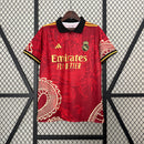 Camisa Real Madrid 24/25 Lançamento Edição Especial Dragão - Vermelha