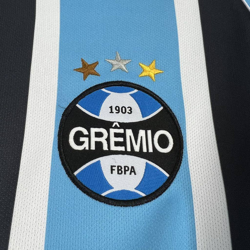 Camisa do Grêmio Home l Retrô 2001 - Azul e Preta