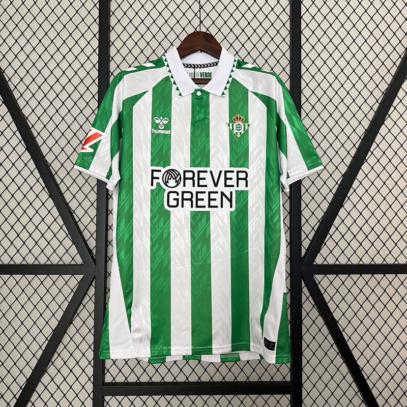 Camisa Real Betis Home l 2024/25 Torcedor Masculina - Verde