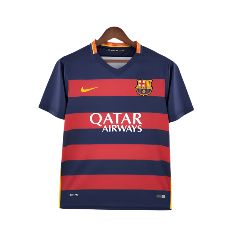 Camisa Barcelona Home l 2015/16 - Retrô