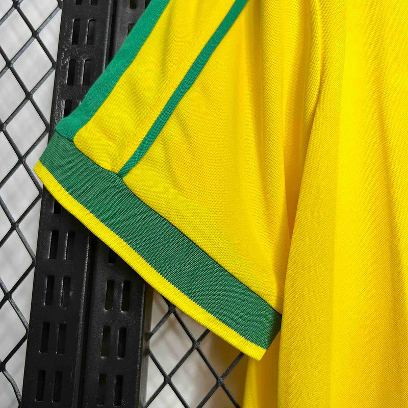 Camisa Retrô Seleção Brasileira 1998 Home l - Reedição