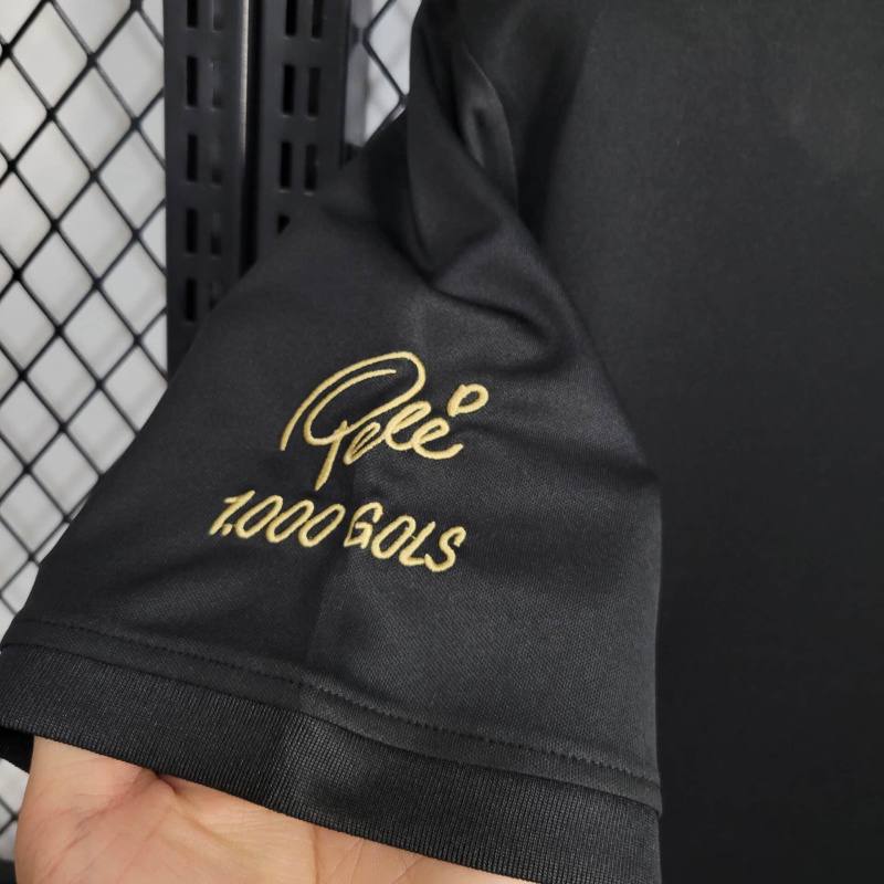 Camisa Santos Pelé 1000 gols  s/n° - Masculina Preta
