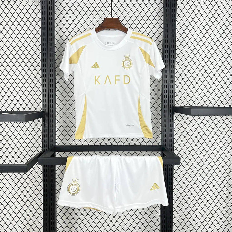 Conjunto Infantil Al Nassr Away ll 24/25 - Branca