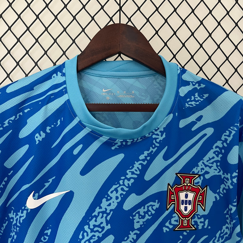 Camisa Portugal Goleiro 24/25 Torcedor - Azul