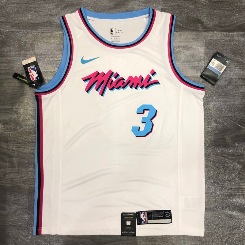 Miami Heat City Edition 17/18 - Masculina - Branca