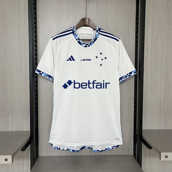 Camisa do Cabuloso Away  ll 24/25 - Branco Com todos Patrocínios