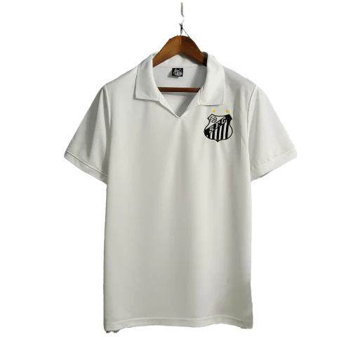 Camisa Santos Pelé Retrô 1970 - Masculina Branco