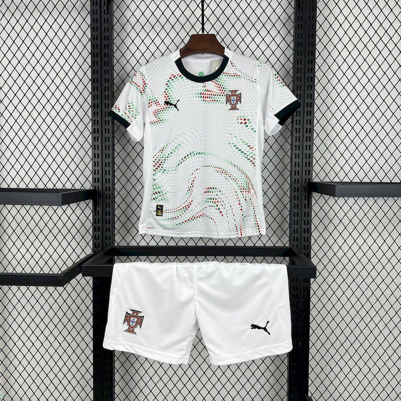 Kit Infantil Portugal Home l 25/26 - Branca