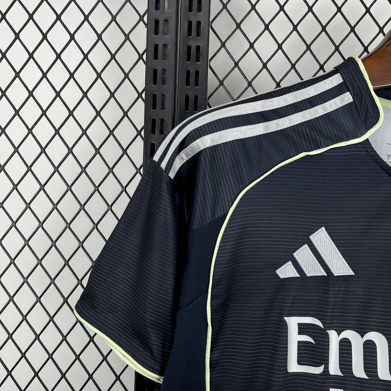 Camisa Real Madrid Away ll 25/26 Torcedor - Preta