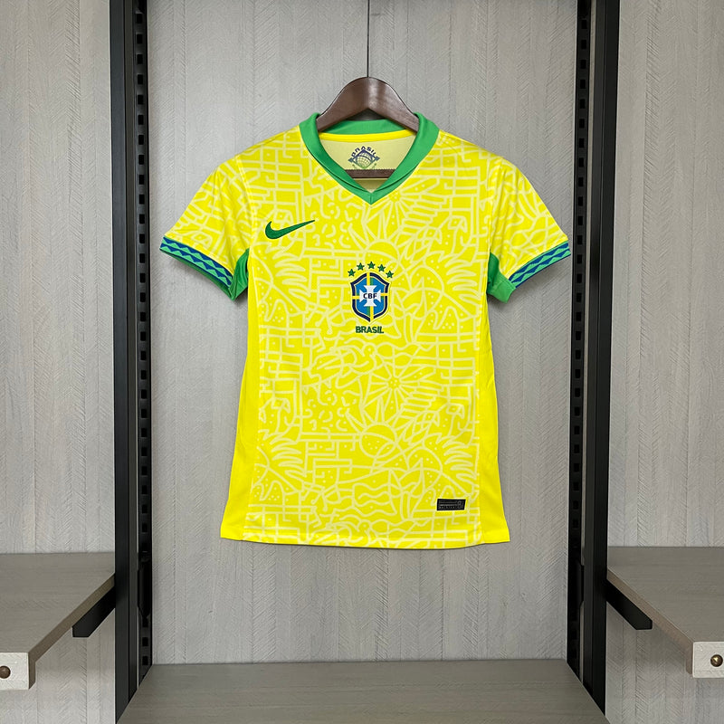 Camisa Feminina Seleção brasileira Home l 24/25 - Amarela