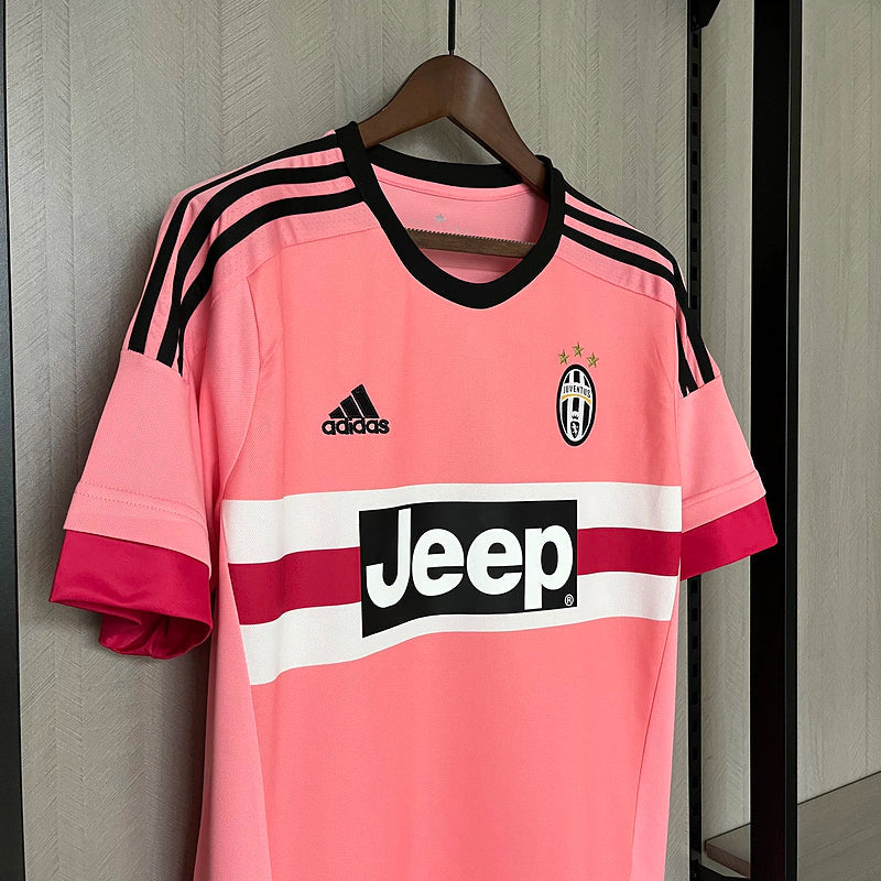 Camisa Juventus Retrô 2015/16 Rosa - Adidas