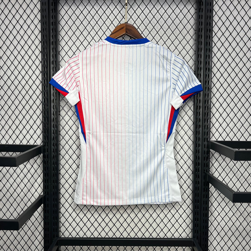 Camisa Feminina França Away ll 24/25 - Branca