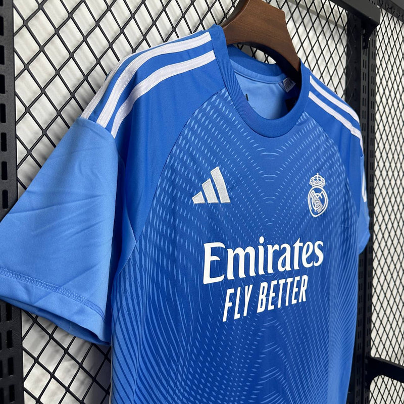 Camisa Real Madrid Goleiro 25/26 Torcedor - Azul