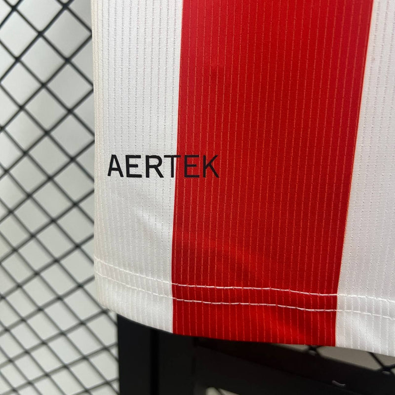 Camisa Athletic Bilbao Home I 25/26 Torcedor - Vermelha e Branca