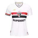 Camisa Feminina São Paulo Home l  25/26 - Branca