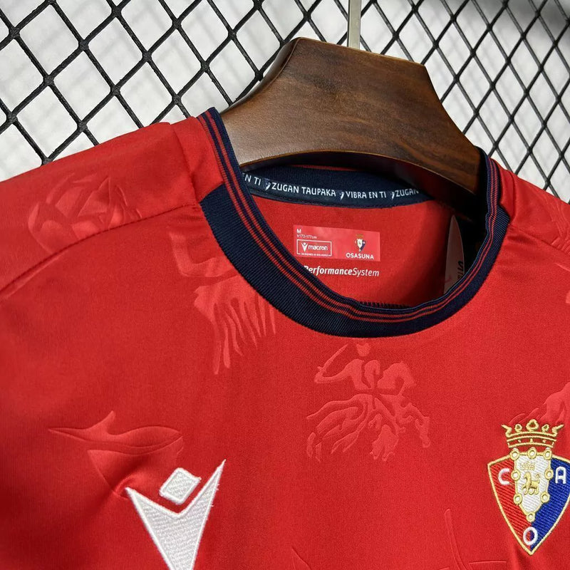 Camisa Osasuna Home l Torcedor 24/25 - Vermelha