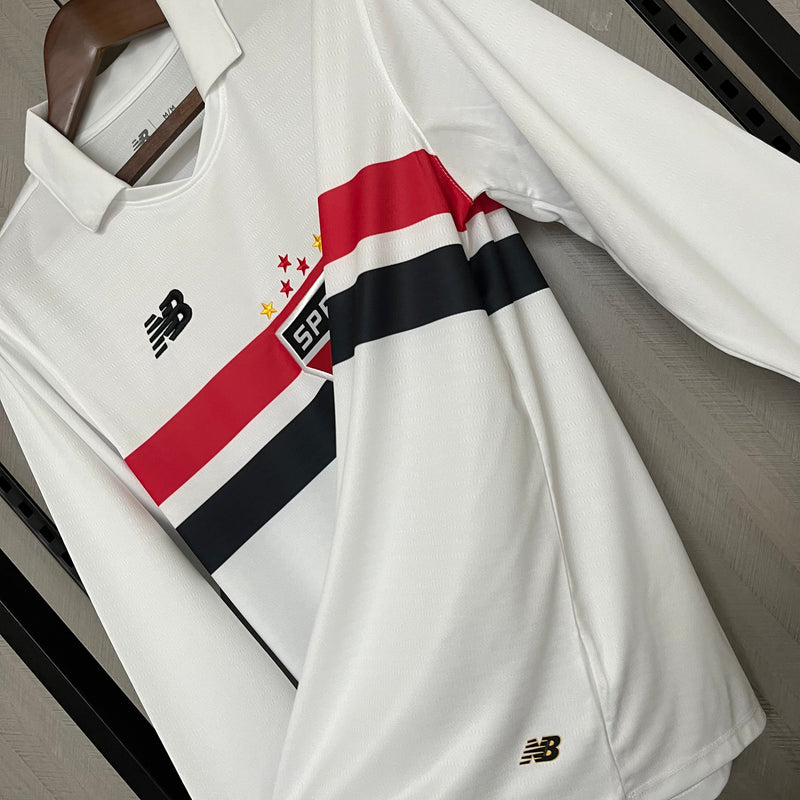 Camisa do Tricolor Manga Longa Home I 24/25 - Branca