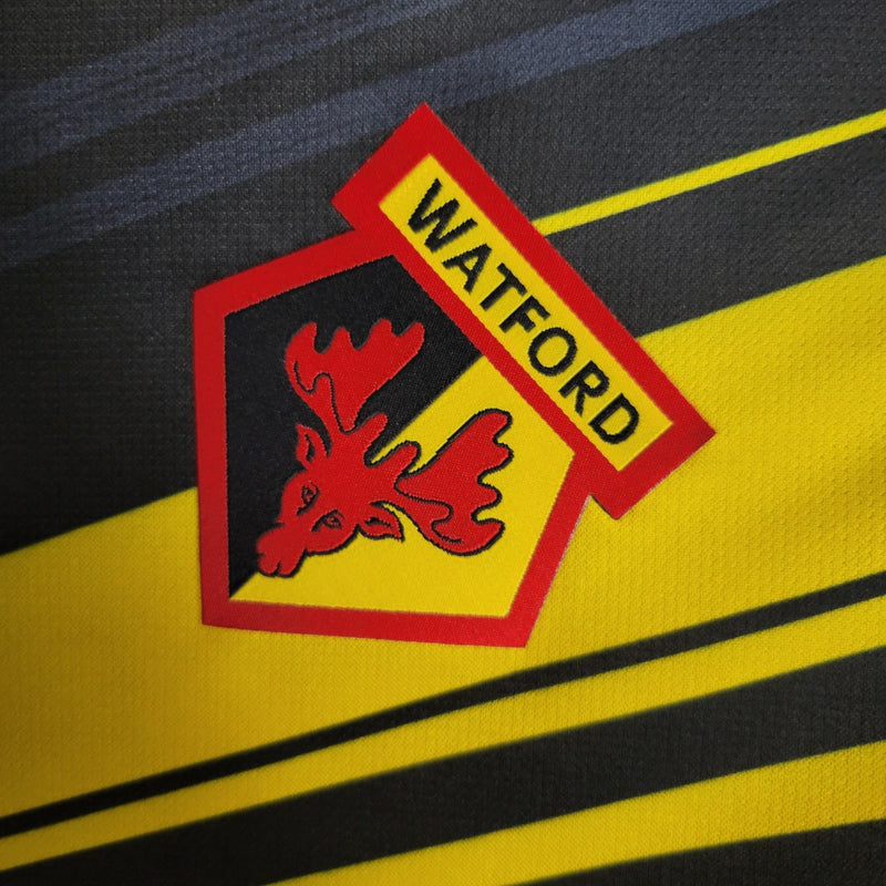 Camisa Watford Home I 23/24 - Amarelo e Preto