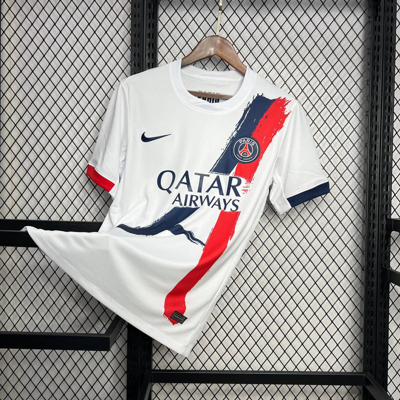 Camisa PSG Away 24/25 Torcedor Masculina - Branca