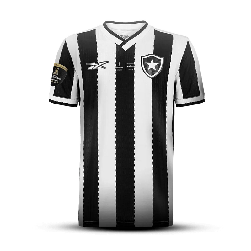 Camisa Botafogo Home l 24/25 Libertadores - Preta e Branca