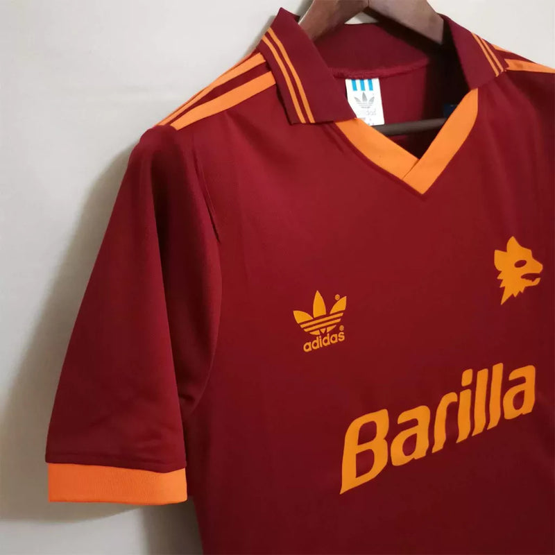 Camisa Roma Retrô 1992/93 - Vermelho