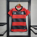Camisa Feminina Flamengo I 23/24 - Rubro Negro