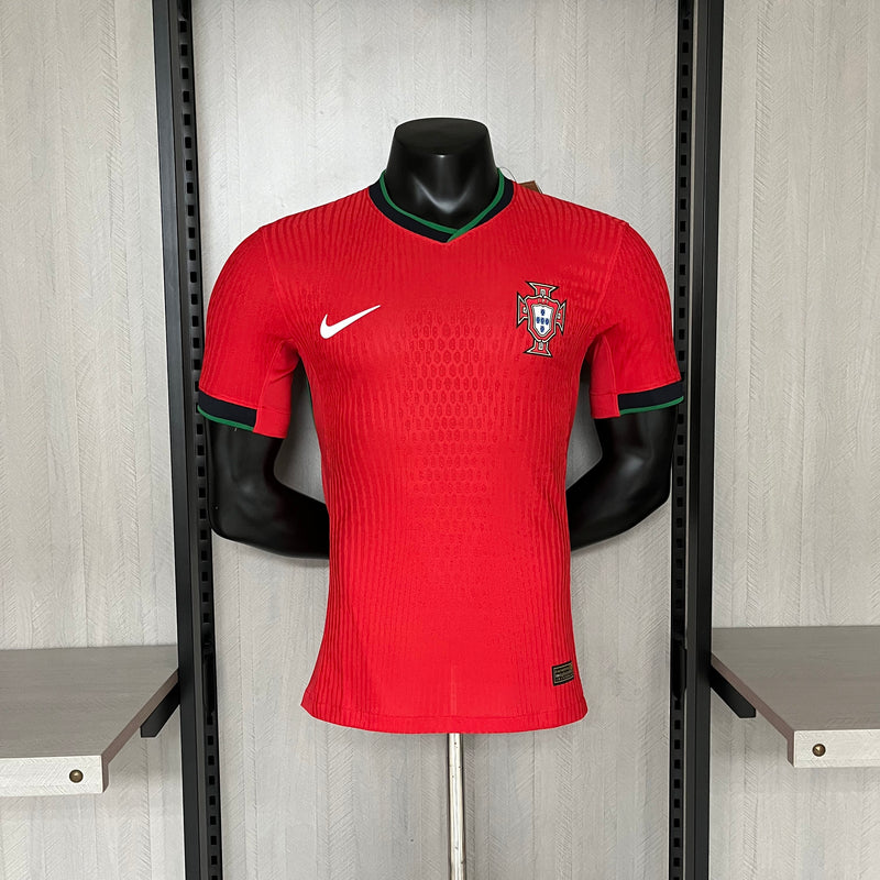 Camisa Portugal Home l 24/25 - Vermelha - Nike - Masculino Jogador