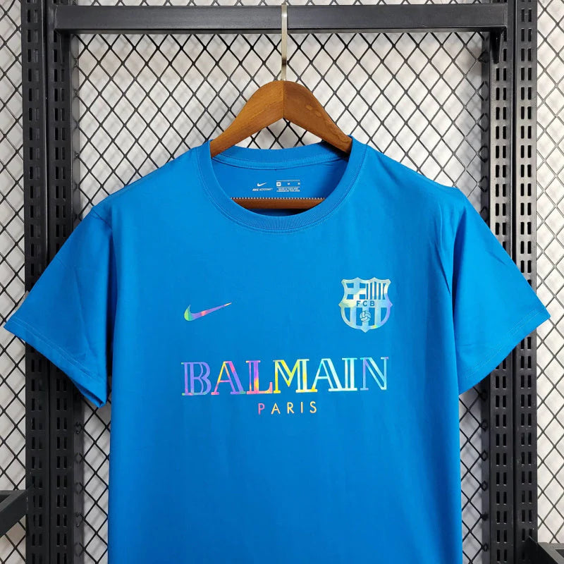 Camisa Barcelona x Balmain - 24/25 Torcedor - Azul