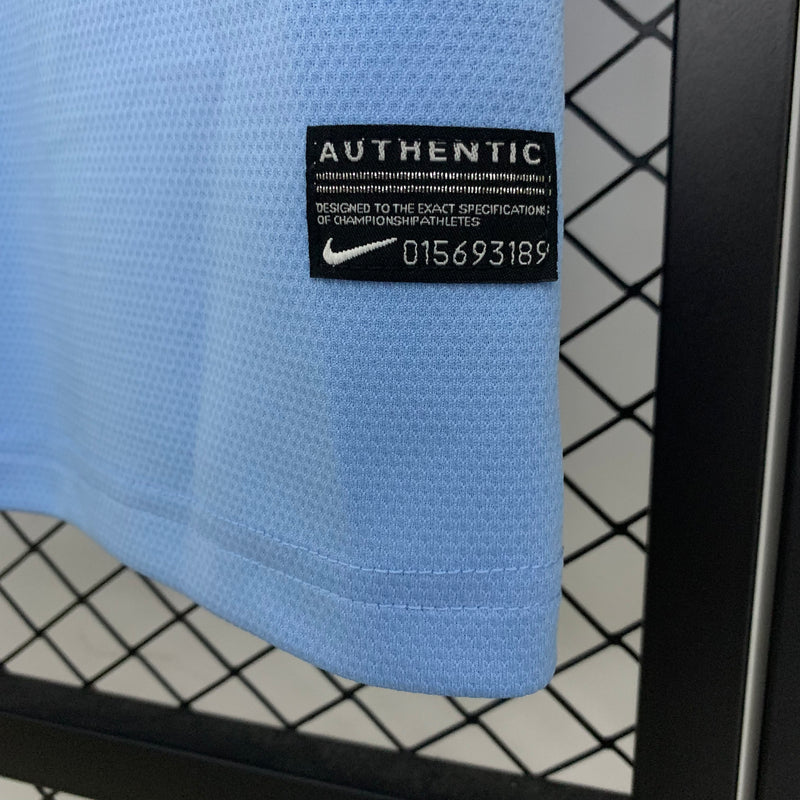 Camisa Manchester City Retrô 13/14 - Azul