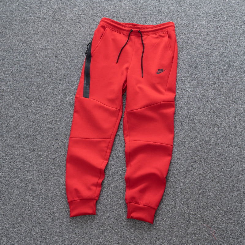 Conjunto Tech Fleece Nike - Vermelho