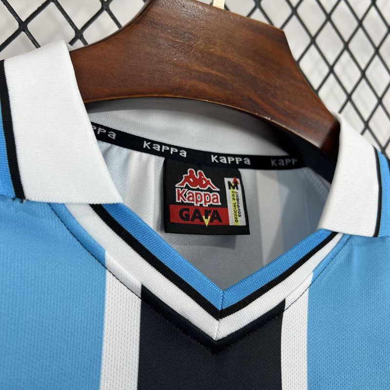 Camisa do Grêmio Home l Retrô 2001 - Azul e Preta