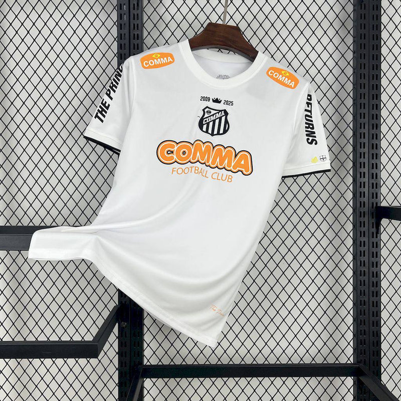 Camisa The Prince Neymar JR s/n° Preta commafootball - 25/26