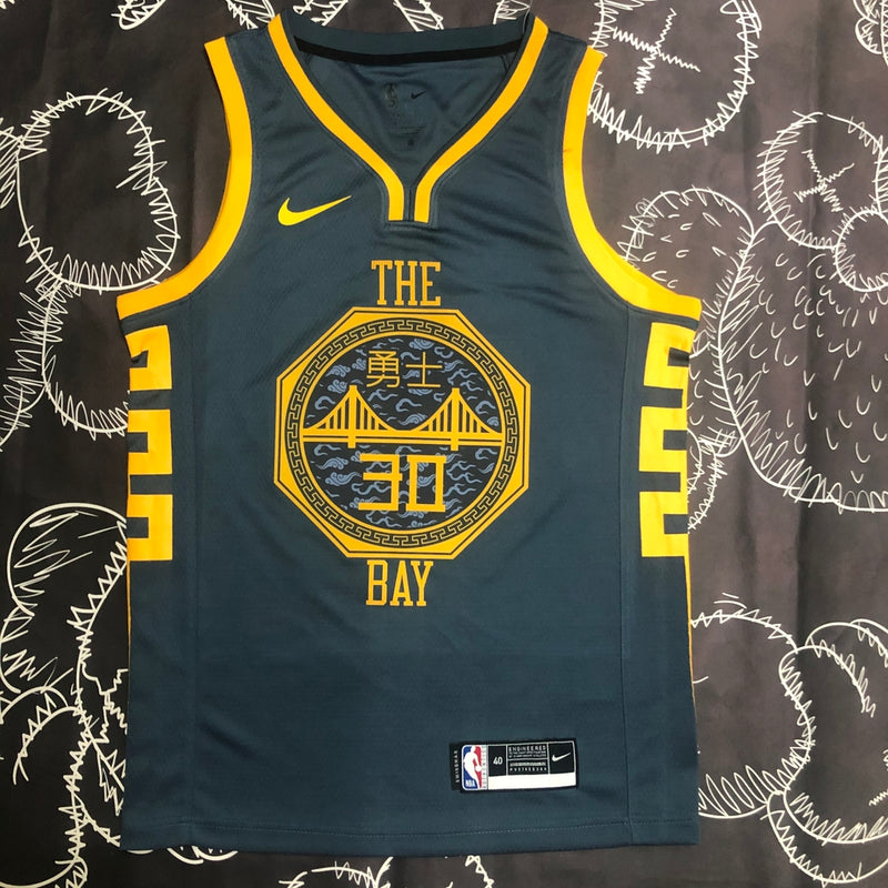 Golden State Warriors City Edition 18/19 - Masculina - Chumbo